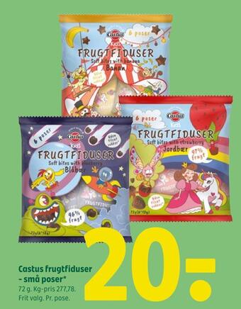 Coop 365 Castus frugtfiduser - små poser tilbud