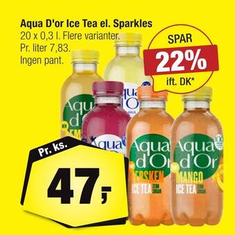 Calle Aqua d'or ice tea el. sparkles tilbud