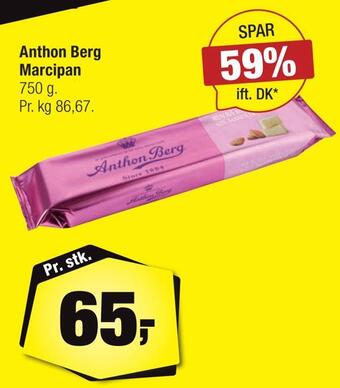 Calle Anthon berg marcipan tilbud