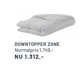 Downtopper zone
