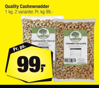 Calle Quality cashewnødder tilbud