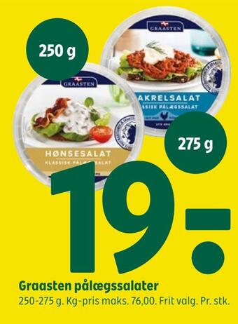 Coop 365 Graasten pålægssalater tilbud