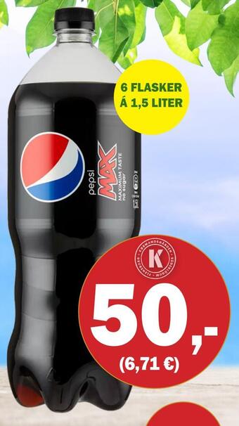 Købmandsgården Pepsi max tilbud