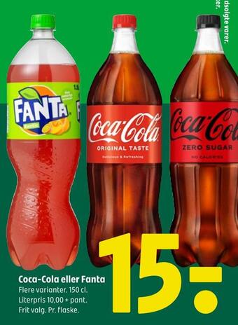 Coop 365 Coca-cola eller fanta tilbud