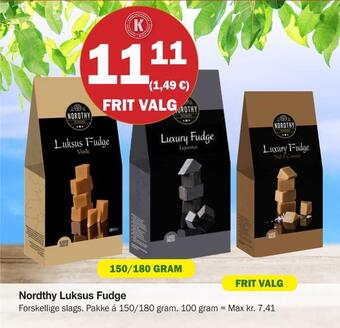 Købmandsgården Nordthy luksus fudge tilbud