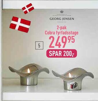 Imerco Cobra fyrfadsstage tilbud