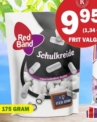 Købmandsgården Red band skolekridt tilbud