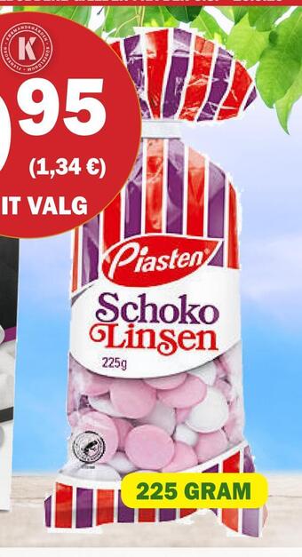 Piasten chokoladelinser