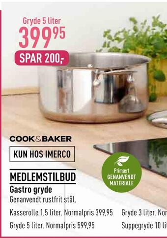 Imerco Gastro gryde tilbud