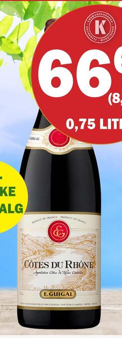 Købmandsgården Guigal côtes du rhône tilbud