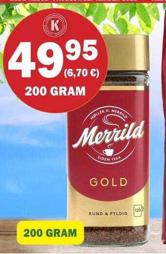 Købmandsgården Merrild gold tilbud