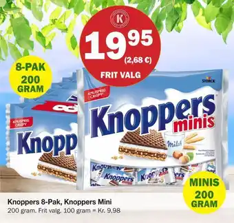 Knoppers 8-pak, knoppers mini