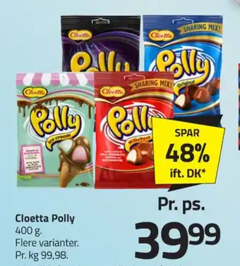 Fleggaard Polly chokolade licorice tilbud