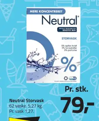 Fleggaard Neutral vaskepulver tilbud