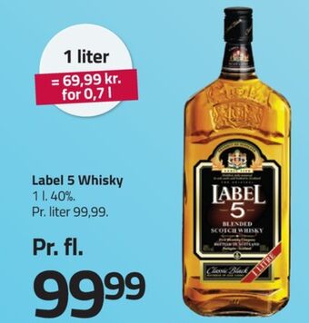 Classic black whisky