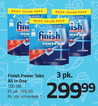 Fleggaard Finish maskinopvask-tabs tilbud