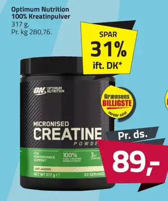 Fleggaard Optimum nutrition træningstilskud tilbud