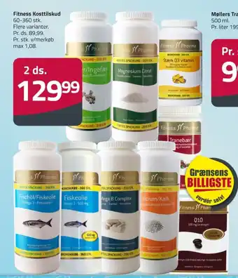 Fleggaard Fitness pharma fiskeolie tilbud