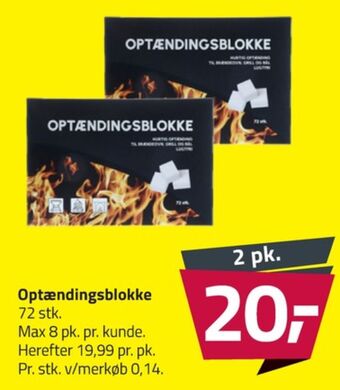 Fleggaard Ukendt optændingsblokke tilbud