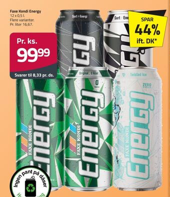 Fleggaard Energy energidrik tilbud