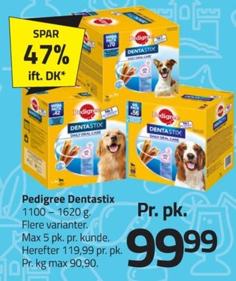 Fleggaard Dentastix hundesnacks tilbud