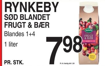 ABC Lavpris RYNKEBY SØD BLANDET FRUGT & BÆR tilbud