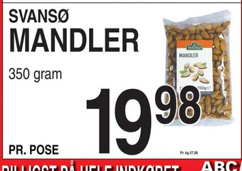 ABC Lavpris SVANSØ MANDLER tilbud