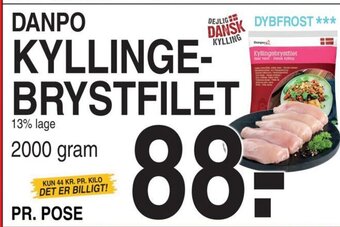 ABC Lavpris DANPO KYLLINGE-BRYSTFILET tilbud