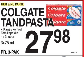 ABC Lavpris COLGATE TANDPASTA tilbud