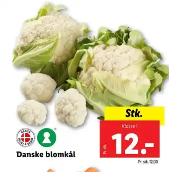 Lidl Danske blomkål tilbud