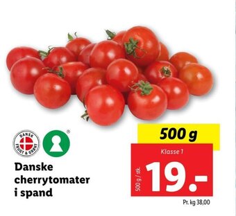 Lidl Danske cherrytomater i spand tilbud