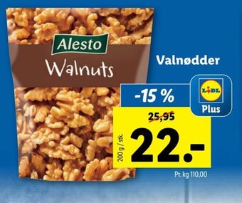 Lidl Valnødder tilbud