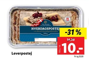 Lidl Leverpostej tilbud