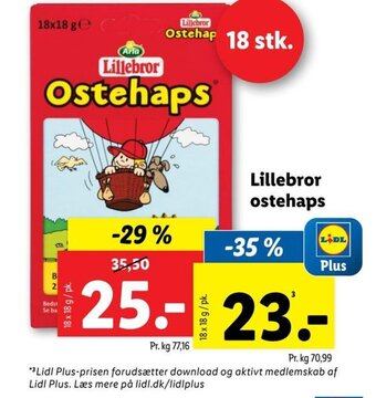 Lidl Lillebror ostehaps tilbud