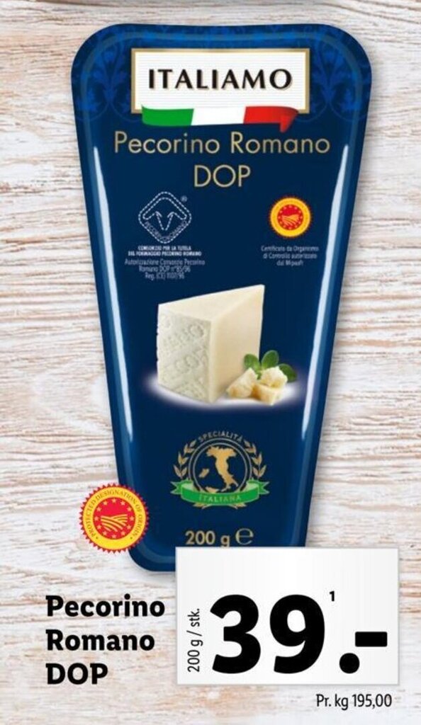 Pecorino Romano DOP tilbud hos Lidl