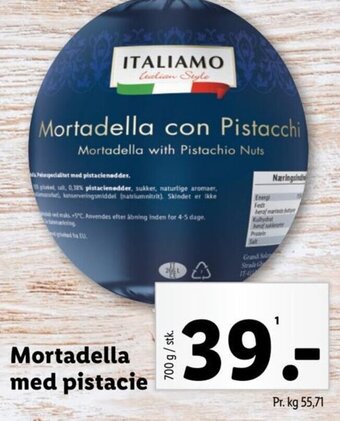 Mortadella med pistacie