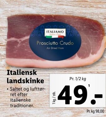 Italiensk landskinke