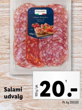 Lidl Salami udvalg tilbud