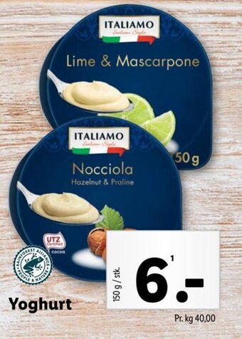 Lidl Yoghurt tilbud