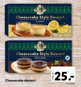 Cheesecake dessert