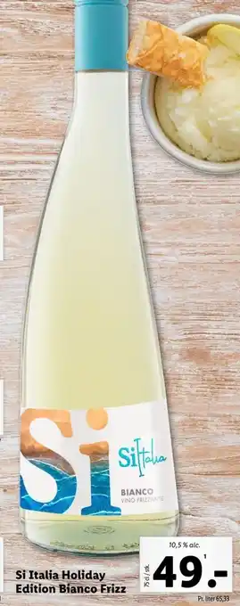 Lidl Si Italia Holiday Edition Bianco Frizz tilbud