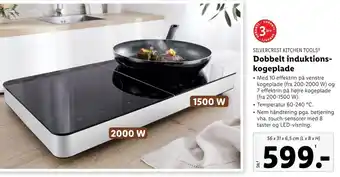 Lidl SILVERCREST KITCHEN TOOLS® Dobbelt induktions-kogeplade tilbud