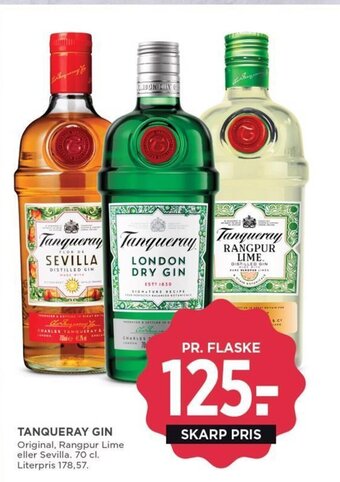 MENY TANQUERAY GIN tilbud