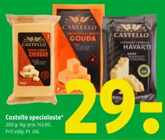 Coop 365 Castello cheddar tilbud
