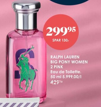 Matas Big pony pink 2 eau de toilette tilbud