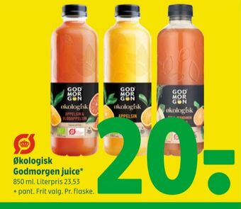 Coop 365 Godmorgen appelsinjuice blodappelsin tilbud