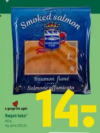 Salmon house laks i skiver