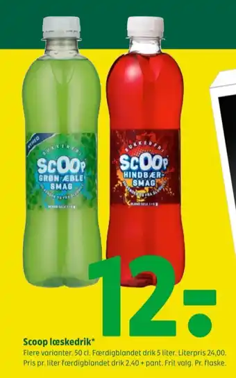 Coop 365 Scoop konc. læskedrik tilbud