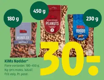 Coop 365 Kims mandler tilbud