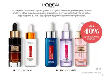 Matas Loreal paris serum tilbud